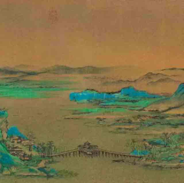 Turn your images into Chinese Paintings(New), Style Transfer, Online, AI, Use Style:Qian li jiang shan tu.jpg